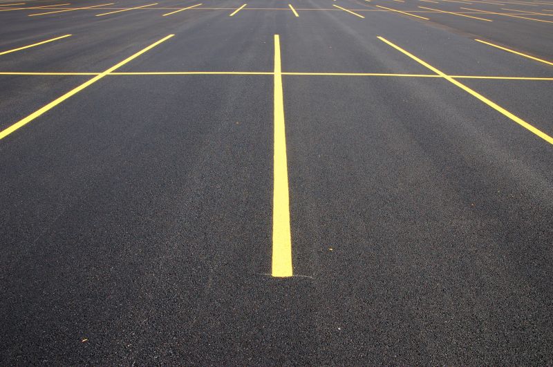 Completed Commercial Parking Lot